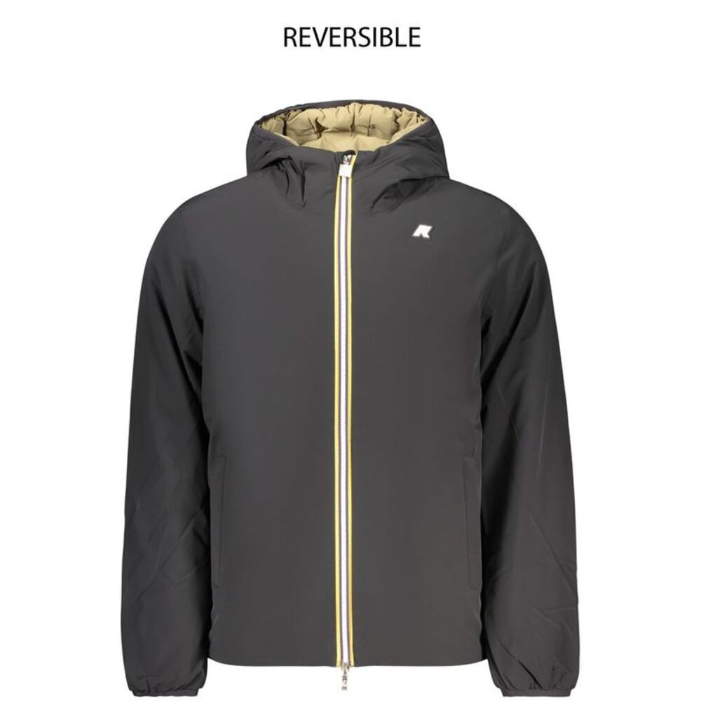 K-WAY Black Nylon Men's Men's Jacket